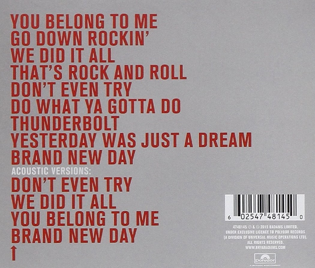 BRYAN ADAMS - GET UP  (Cd)