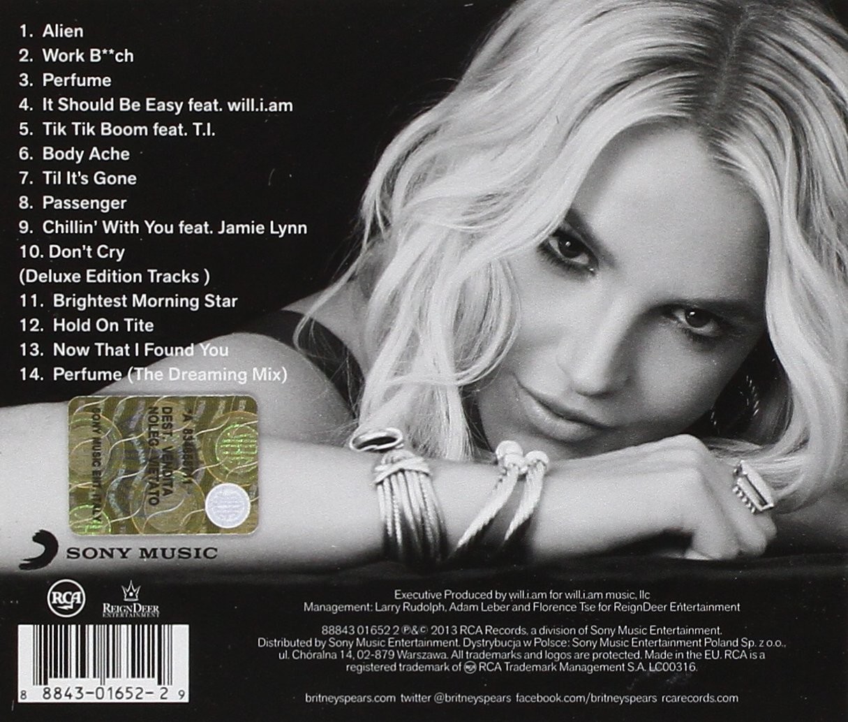 BRITNEY SPEARS - BRITNEY JEAN (DELUXE VERSION)