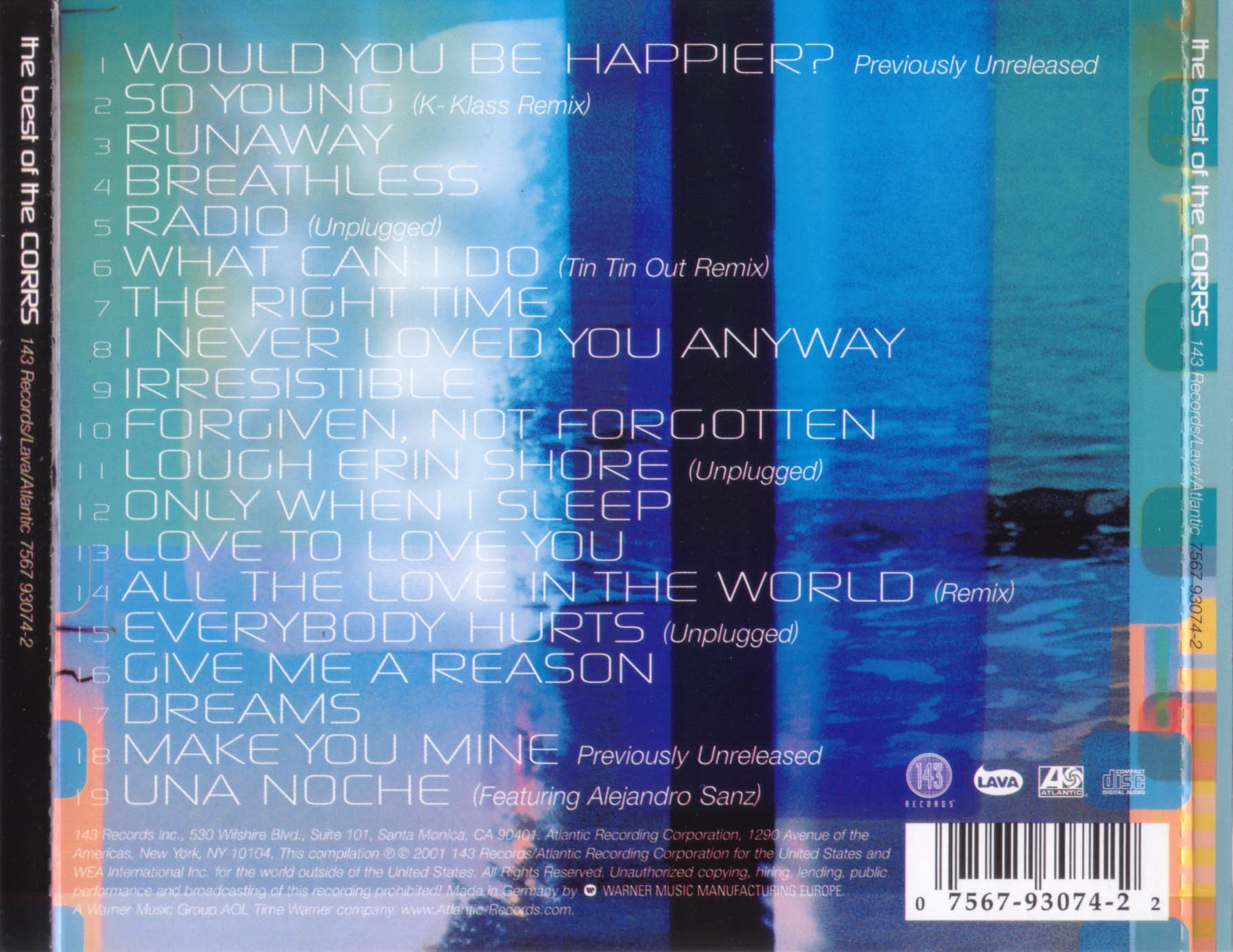 CORRS,THE - THE BEST OF THE CORRS  (Cd)