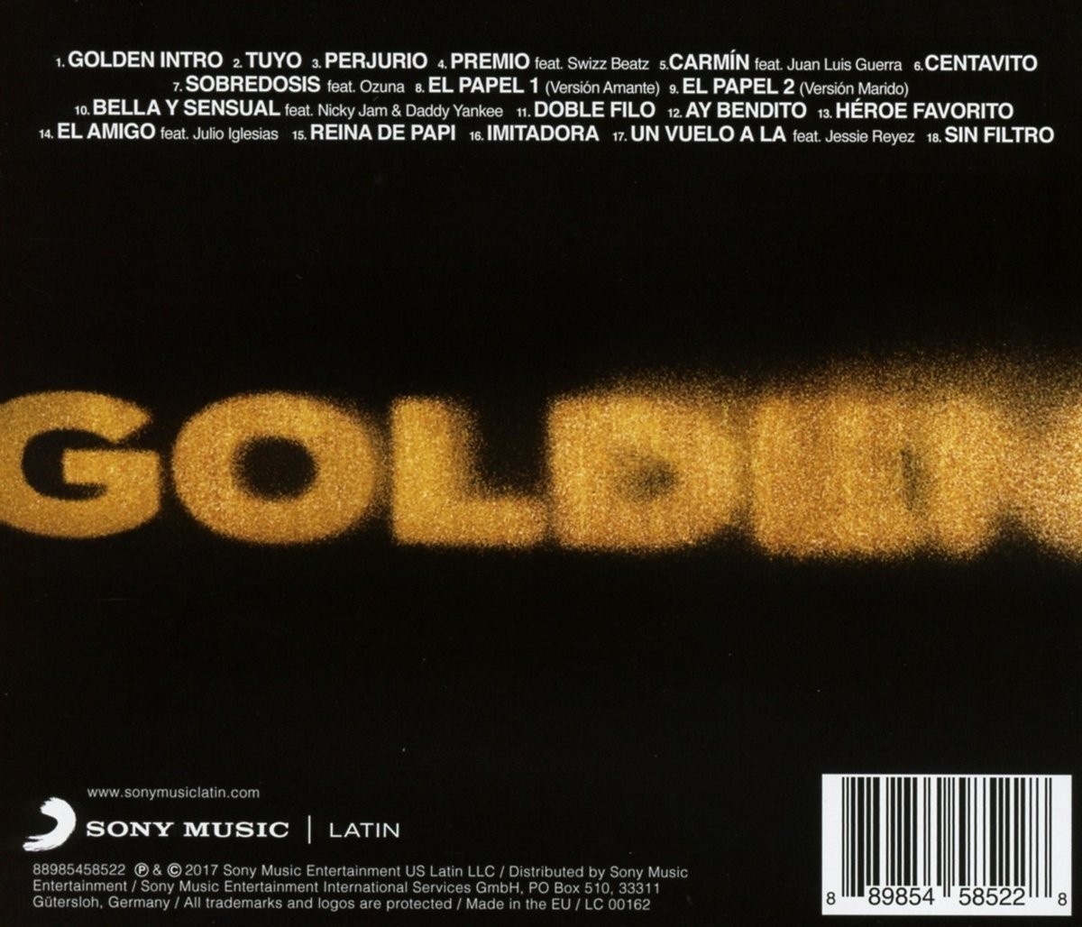ROMEO SANTOS - GOLDEN  (Cd)