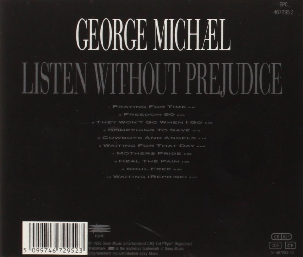 George Michael - Listen Without Prejudice Vol.1   (Cd)