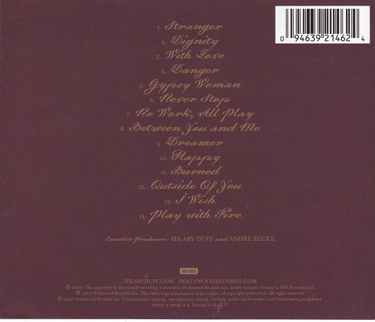 HILARY DUFF - DIGNITY (Edición Standard)