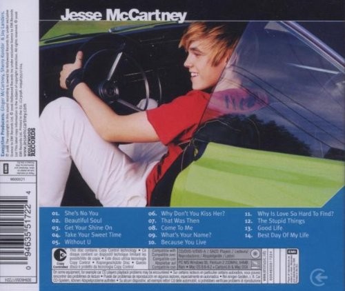 JESSE MCCARTNEY - BEAUTIFUL SOUL  (Cd)