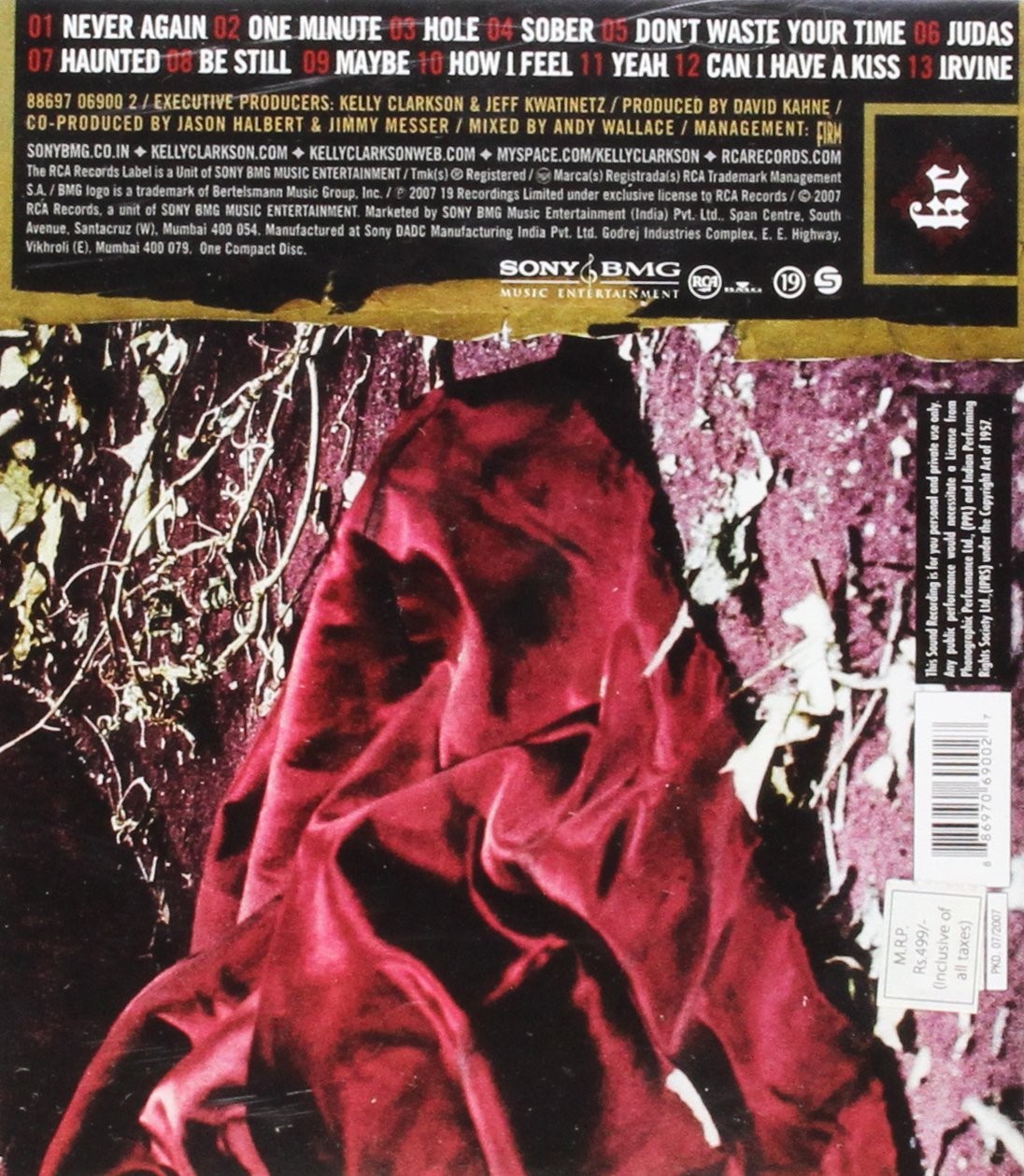 KELLY CLARKSON - MY DECEMBER  (Cd)