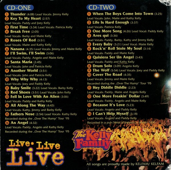 KELLY FAMILY,THE - LIVE  (2Cd)