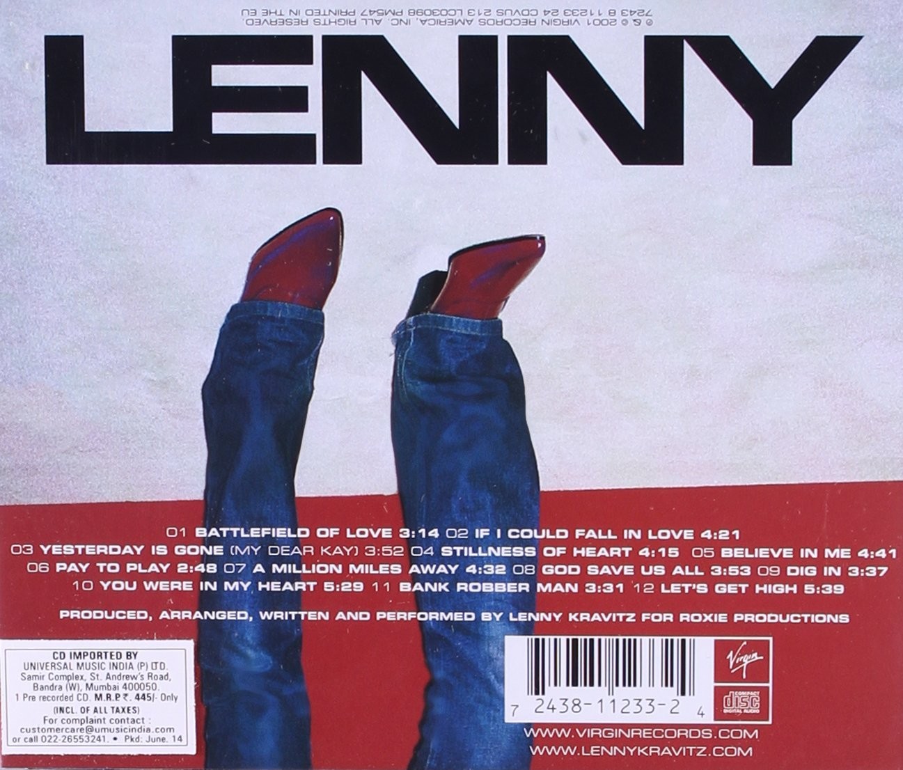 LENNY KRAVITZ - LENNY  (Cd)