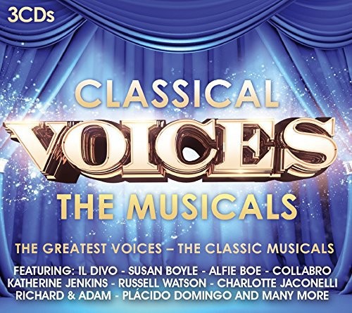 CLASSICAL VOICES THE MUSICALS - VARIOS  (3Cd)