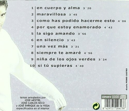 ALEX ORTIZ - EN CUERPO Y ALMA  (Cd)