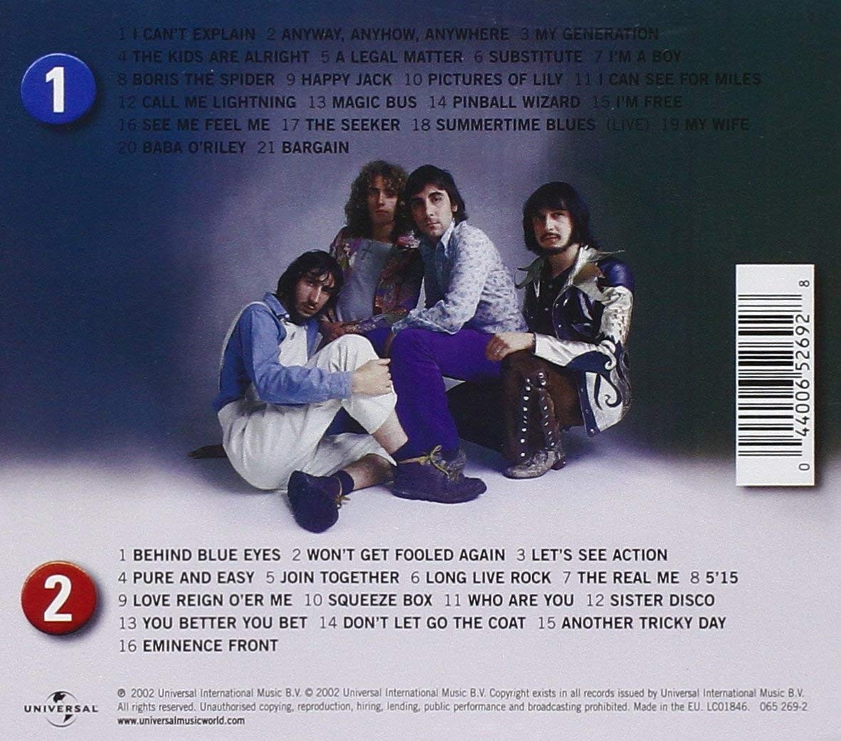 WHO, THE - THE ULTIMATE COLLECTION   (2cd)