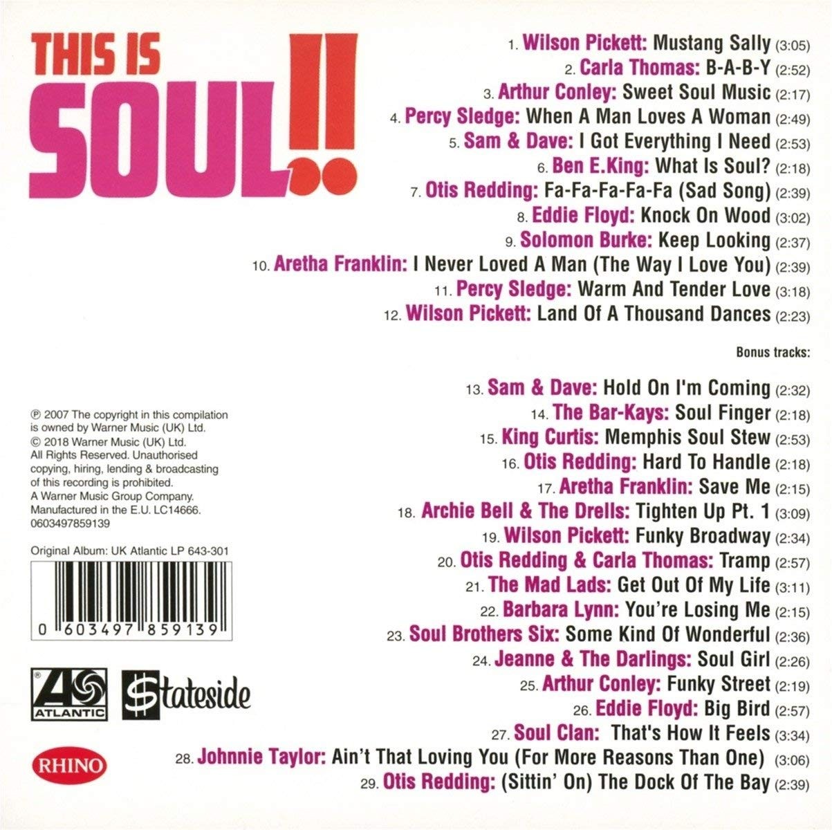 THIS IS SOUL - VARIOS  (Cd)
