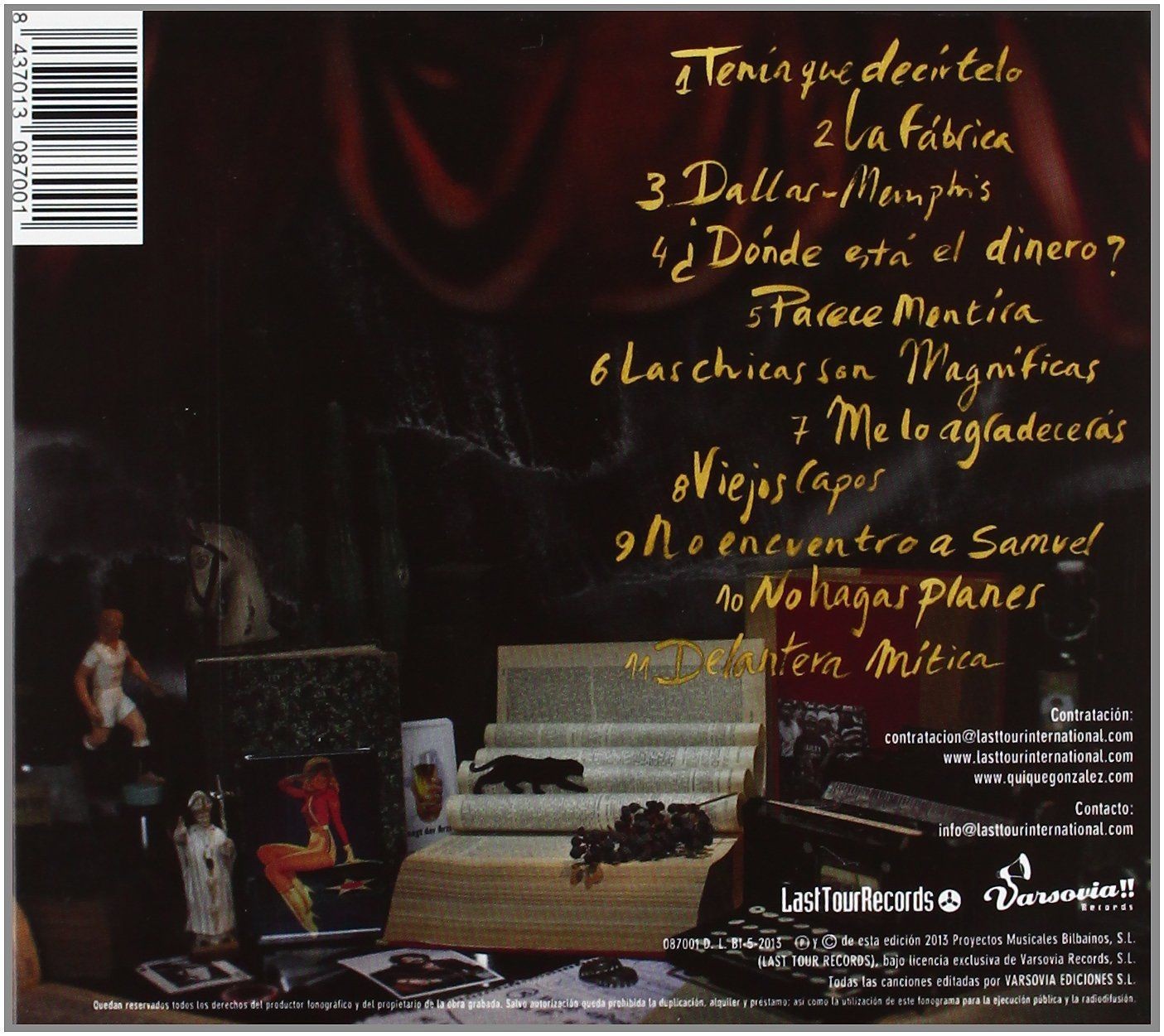 QUIQUE GONZALEZ - DELANTERA MITICA  (Cd)