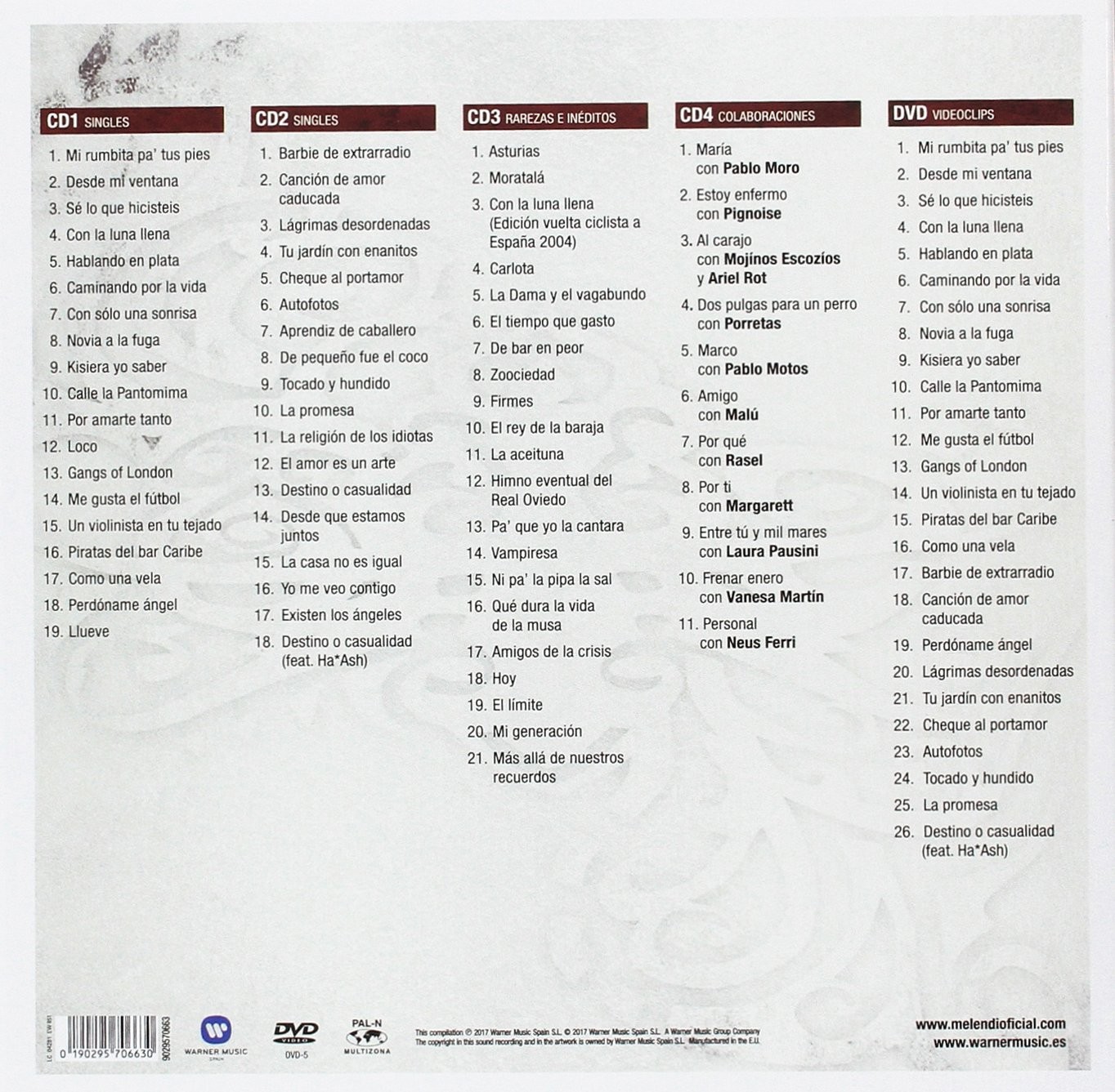 MELENDI - YO ME VEO CONTIGO  (BOX- 4CD + DVD)
