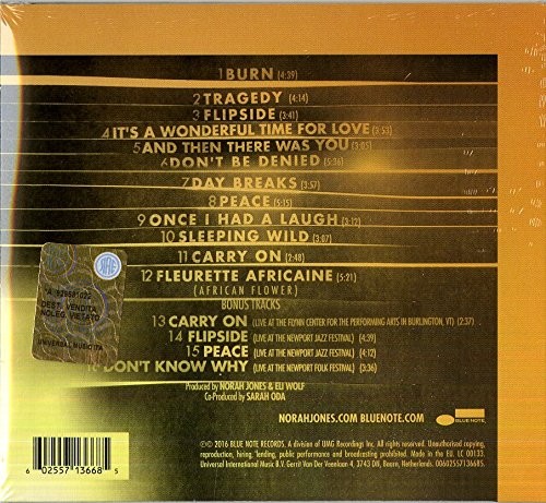 NORAH JONES - DAY BREAKS -DELUXE-  (Cd)