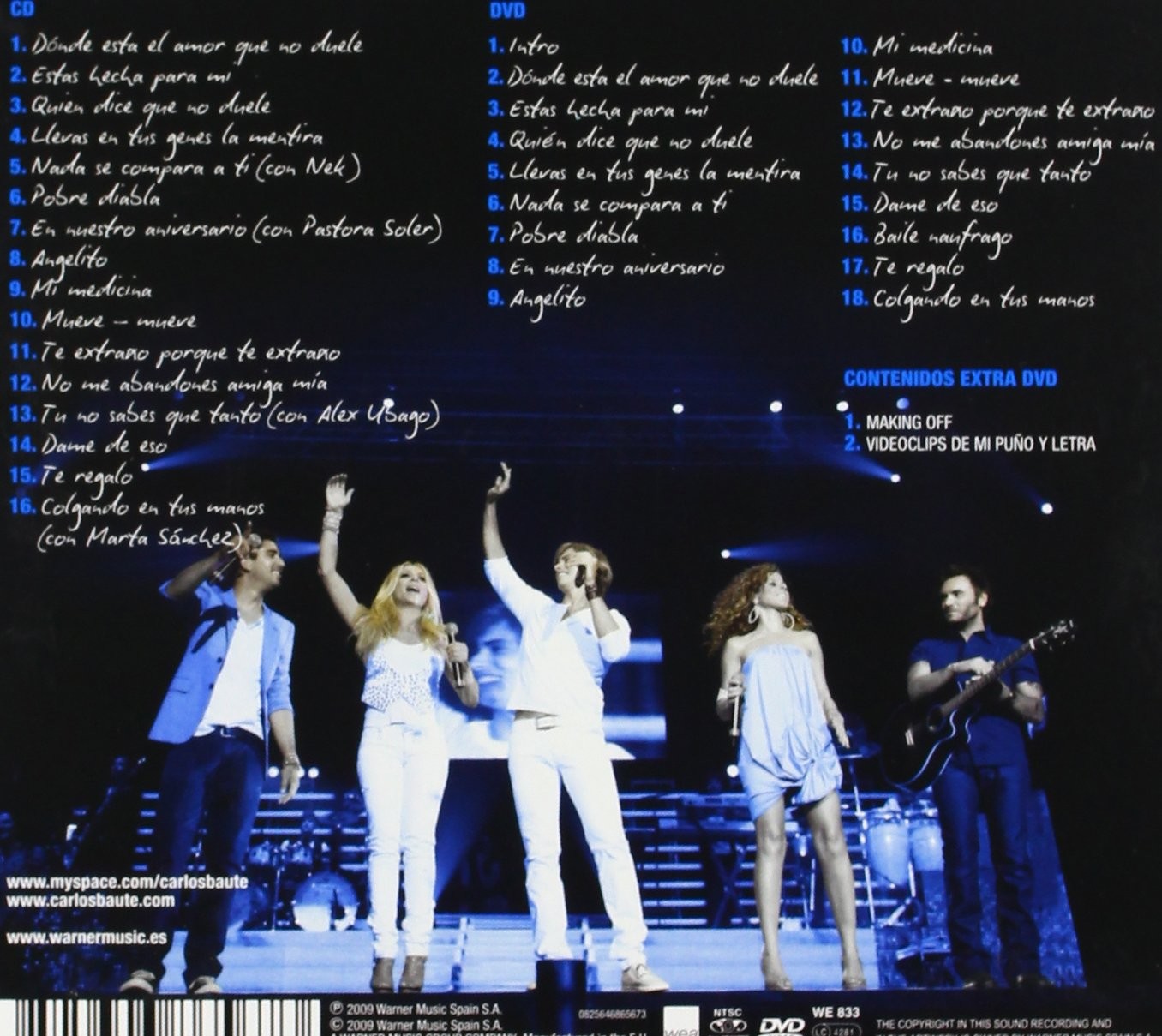 CARLOS BAUTE - Directo en tus manos	  (CD+DVD)