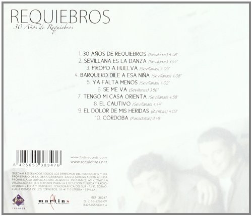 REQUIEBROS - 30 AÑOS DE REQUIEBROS  (Cd)