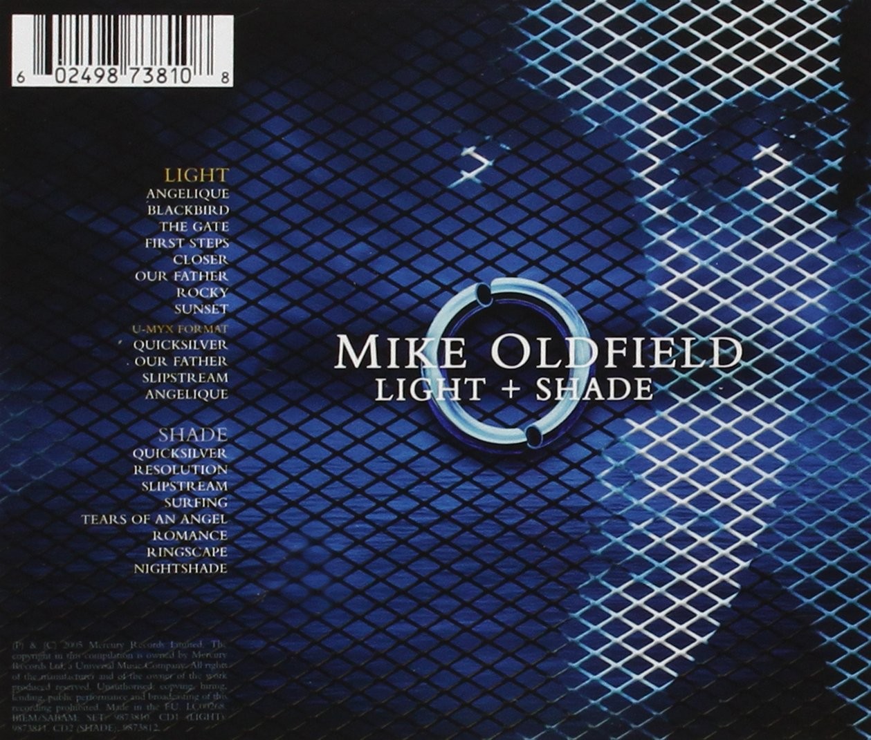 Mike Oldfield - Light + Shade  (2Cd)
