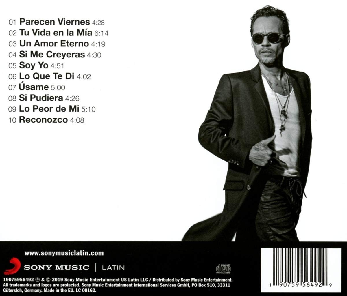 MARC ANTHONY - OPUS (INTERNATIONAL VERSION)  (Cd)