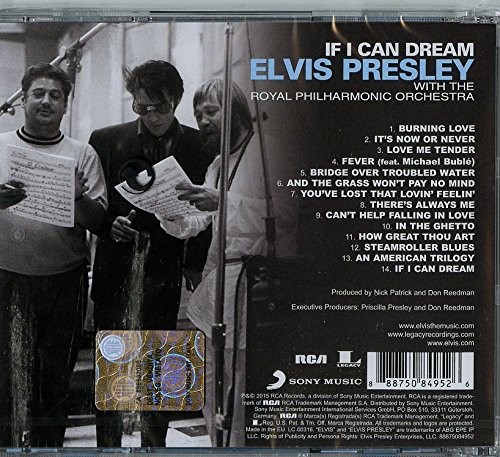 ELVIS PRESLEY - IF I CAN DREAM:ELVIS WITH THE ROYAL PHIL  (Cd)