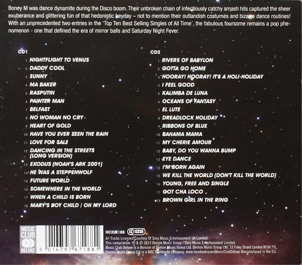 BONEY M - PLATINUM HITS  (2Cd)