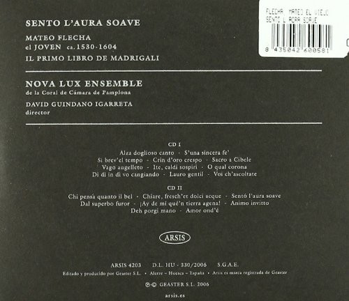 Sento L´aura Soave  (Cd)