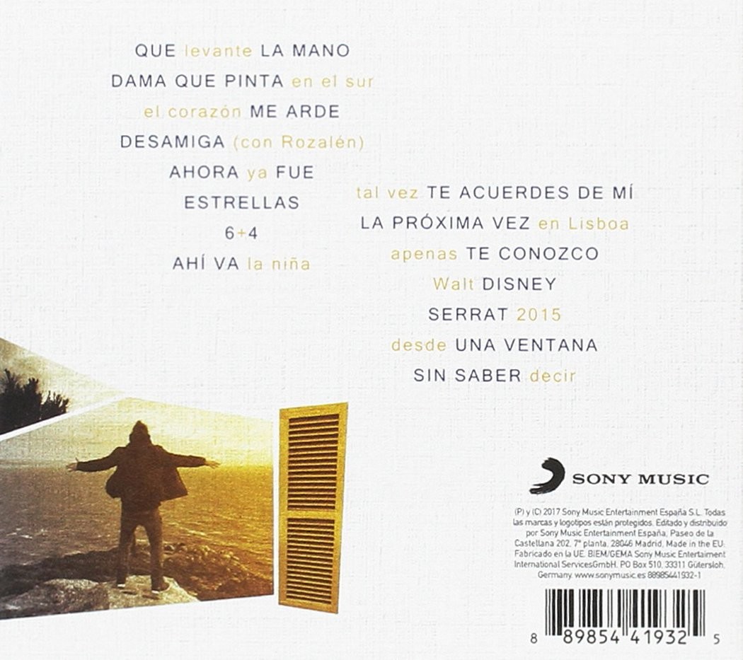 ANDRES SUAREZ - DESDE UNA VENTANA  (Cd)
