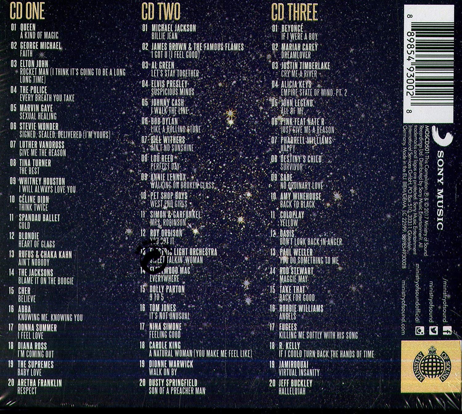 LEGENDS (Ministry of Sound) - VARIOS  (3Cd)