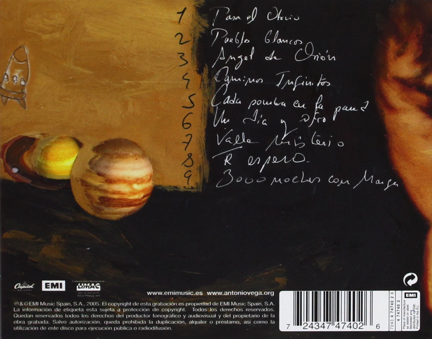 ANTONIO VEGA - 3.000 NOCHES CON MARGA  (Cd)