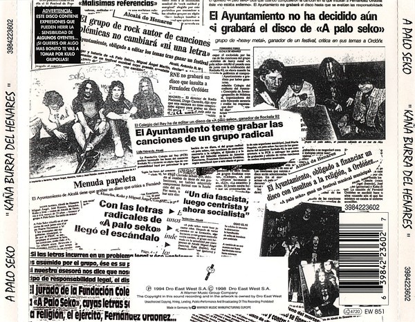 A PALO SEKO - KAÑA BURRA DEL HENARES  (Cd)