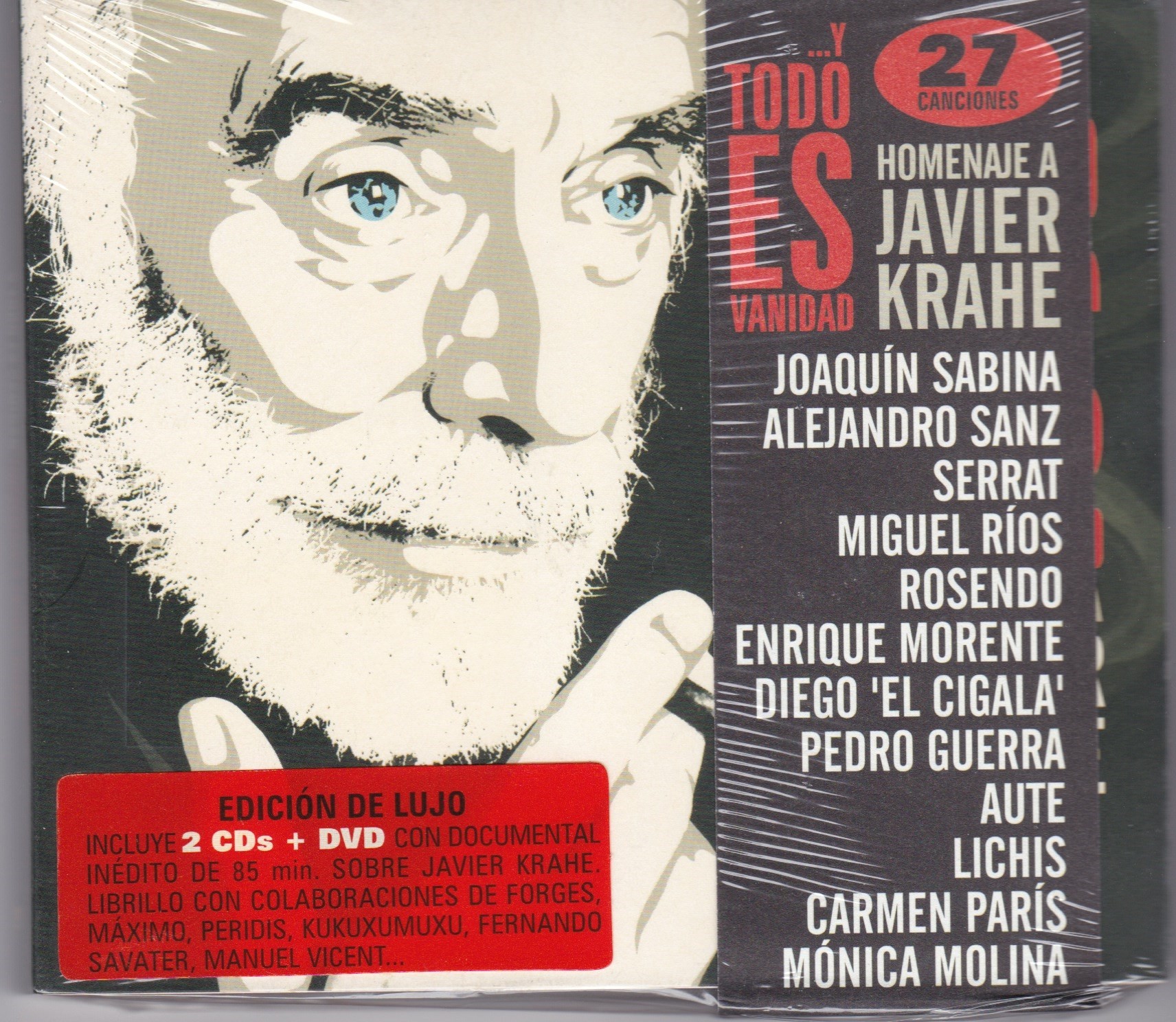 JAVIER KRAHE - Y TODO ES VANIDAD Homenaje - VARIOS  (2Cd+Dvd)