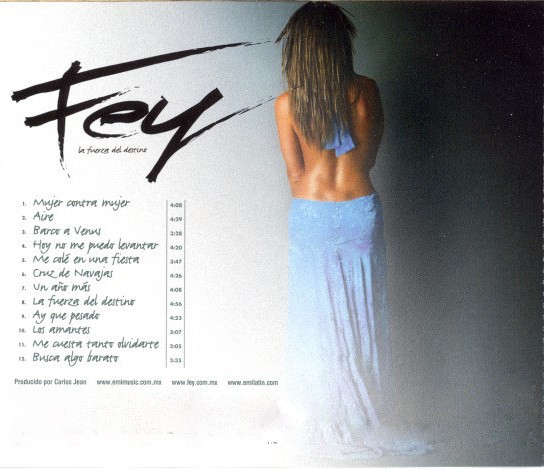 FEY - LA FUERZA DEL DESTINO  (Cd)