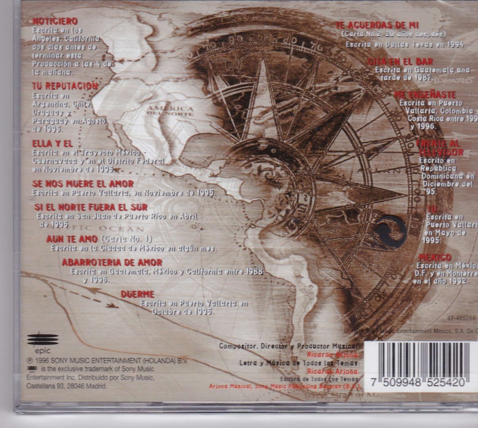 RICARDO ARJONA - SI EL NORTE FUERA EL SUR  (Cd)