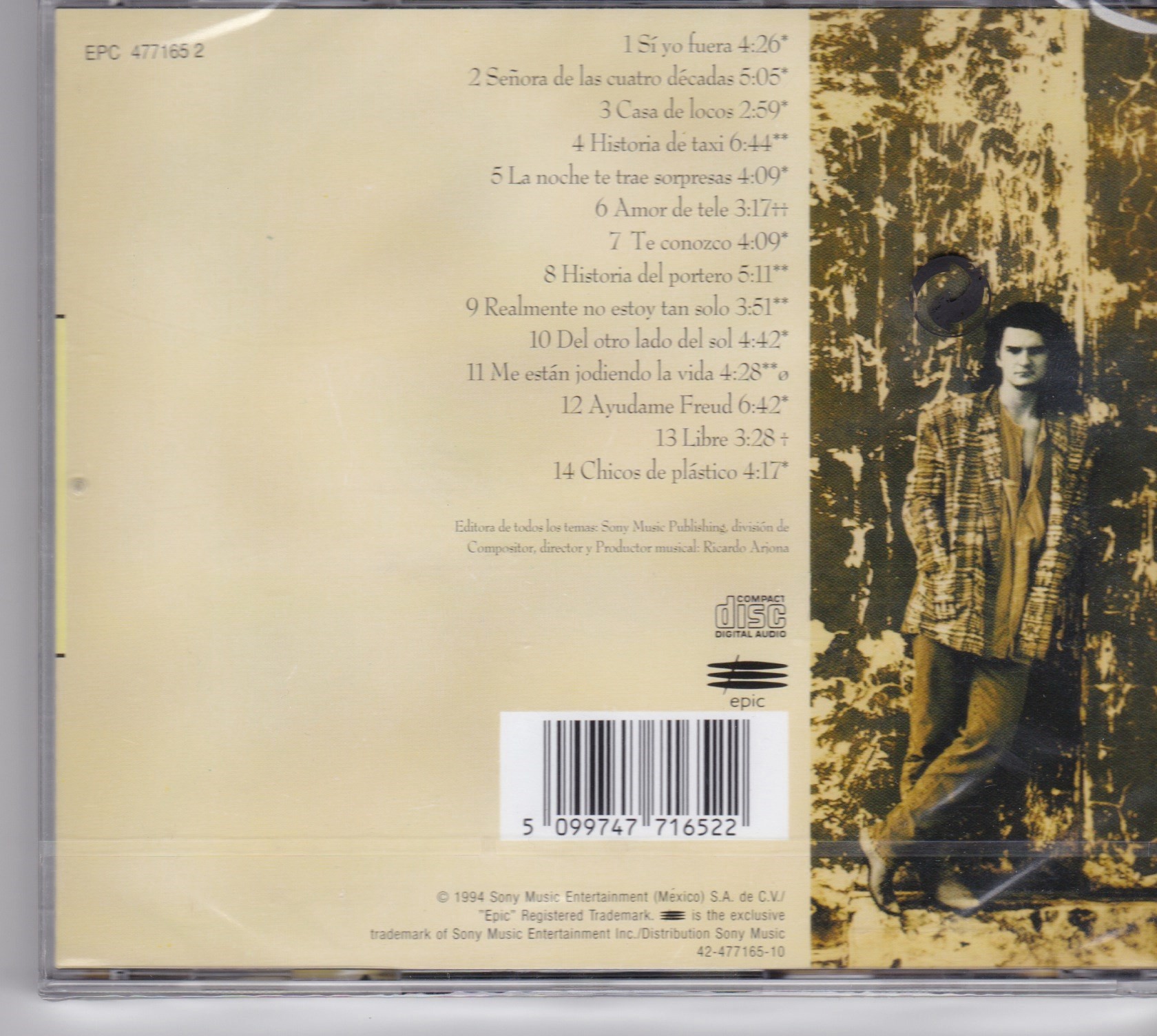 RICARDO ARJONA - HISTORIAS  (Cd)