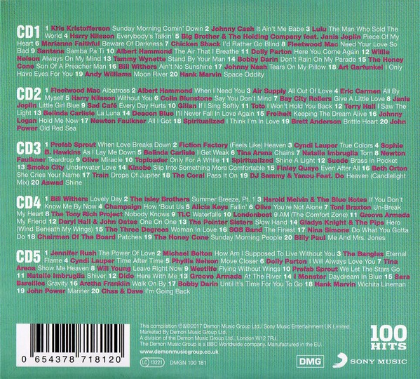 100 HITS - SUNDAY MORNING - VARIOS  (5Cd)
