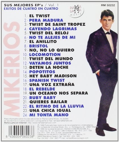 MIKE RIOS - SUS MEJORES EP'S  (Cd)
