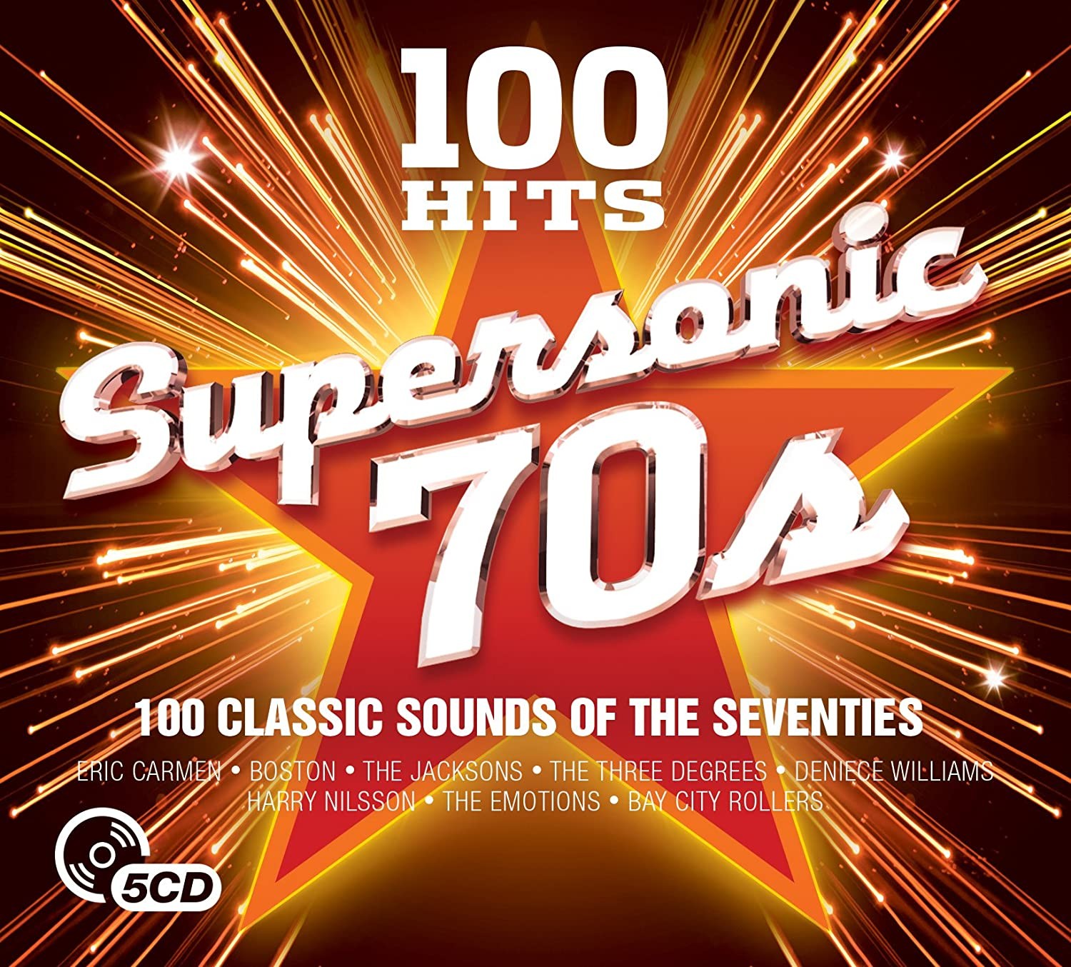 100 Hits Supersonic 70s . Varios  (5Cd)