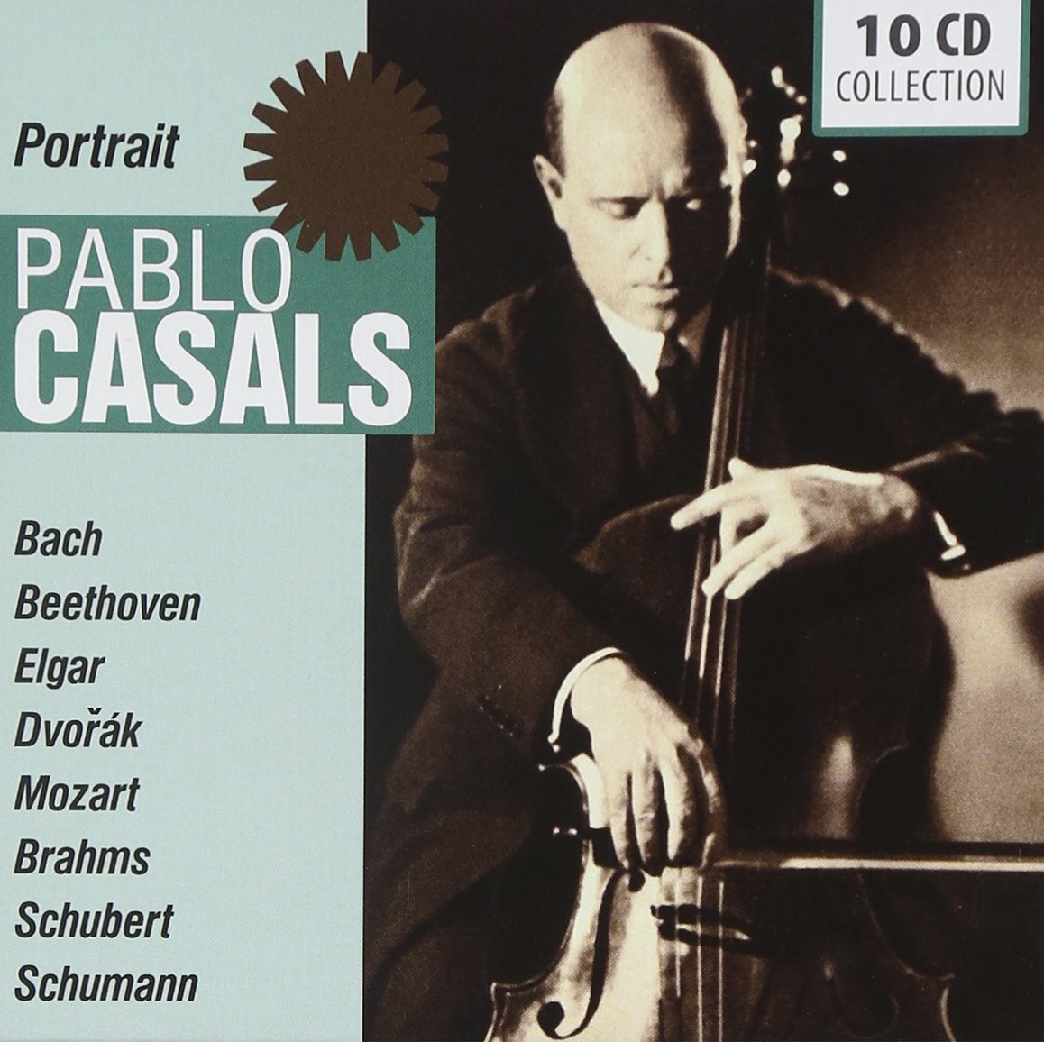 PABLO CASALS  GREAT CELLO PLAYER - (PORTRAIT BOX 10 Cds)