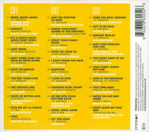 TWELVE INCH SEVENTIES MORE MORE MORE - VARIOS  (3Cd)