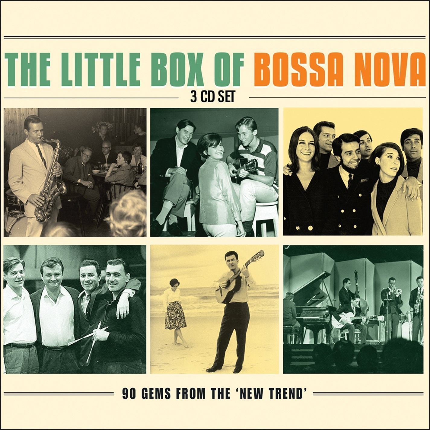 THE LITTLE BOX OF BOSSA NOVA - VARIOS  (BOX 3Cd)