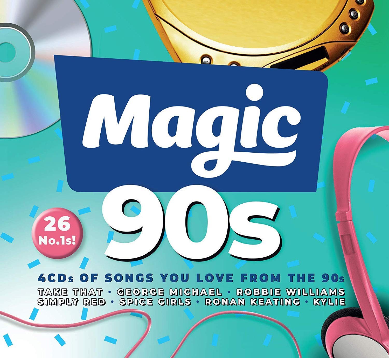 Magic 90s - Varios  (4Cd)