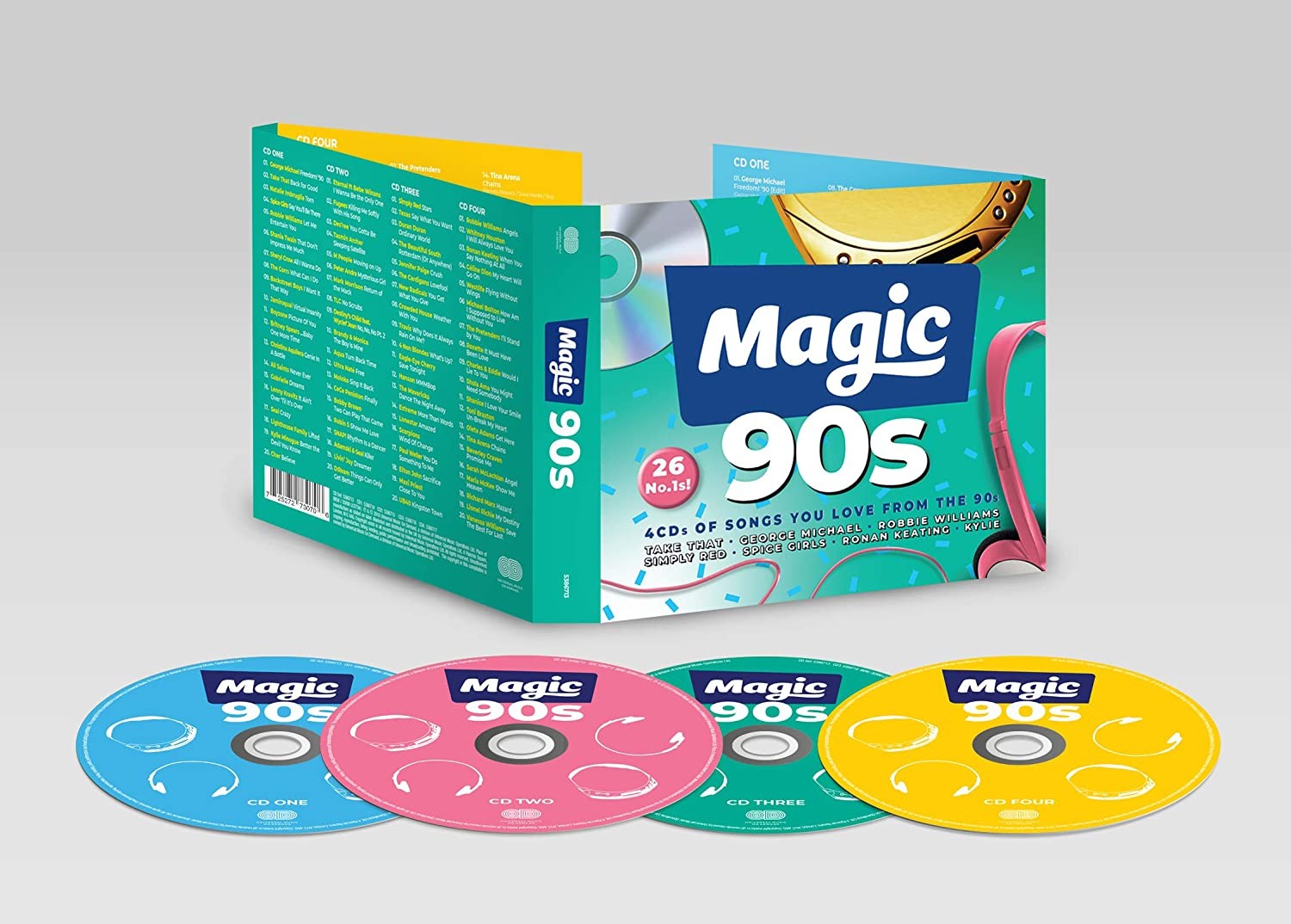 Magic 90s - Varios  (4Cd)