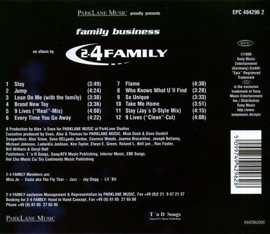 2-4 FAMILY - FAMILY BUSINESS  (Cd)