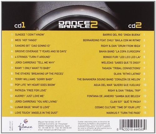 DANCE SAMPLE 2 - VARIOS  (2Cd)
