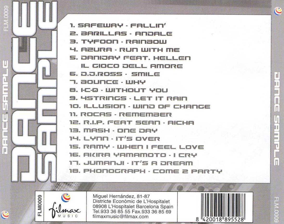 DANCE SAMPLE - VARIOS  (Cd)