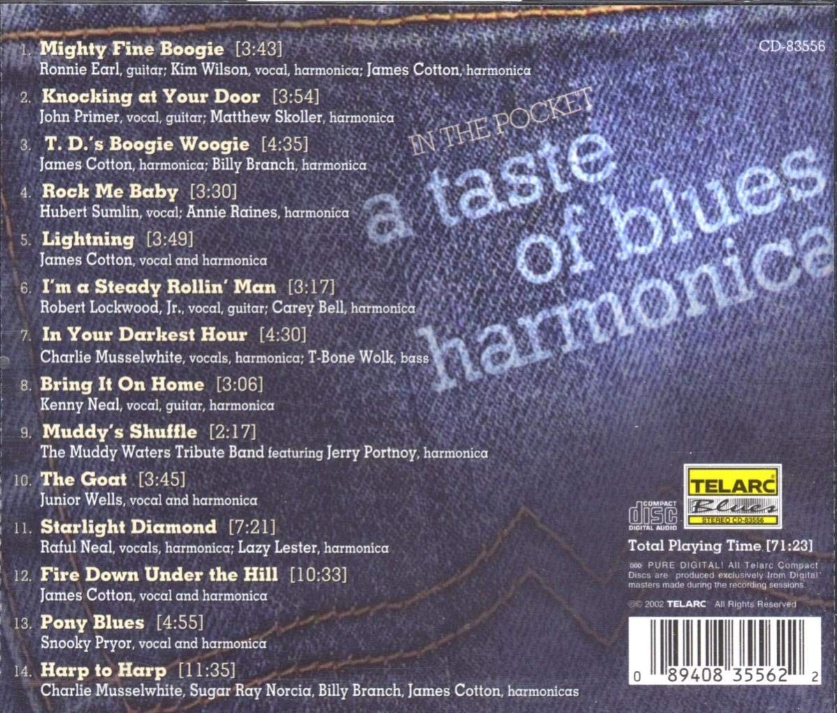 A TASTE OF BLUES HARMONICA - Varios  (Cd)