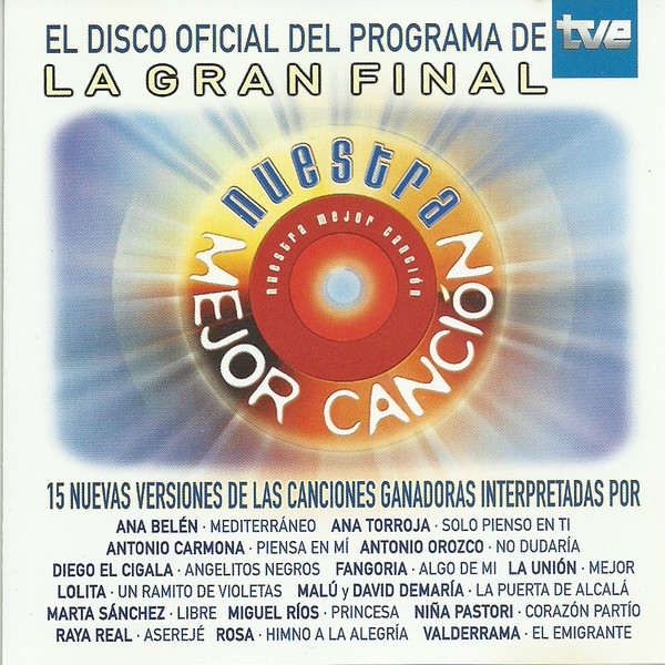 Nuestra Mejor Canción - El Disco Oficial Del Programa De Tve La Gran Final - Varios  (Cd)