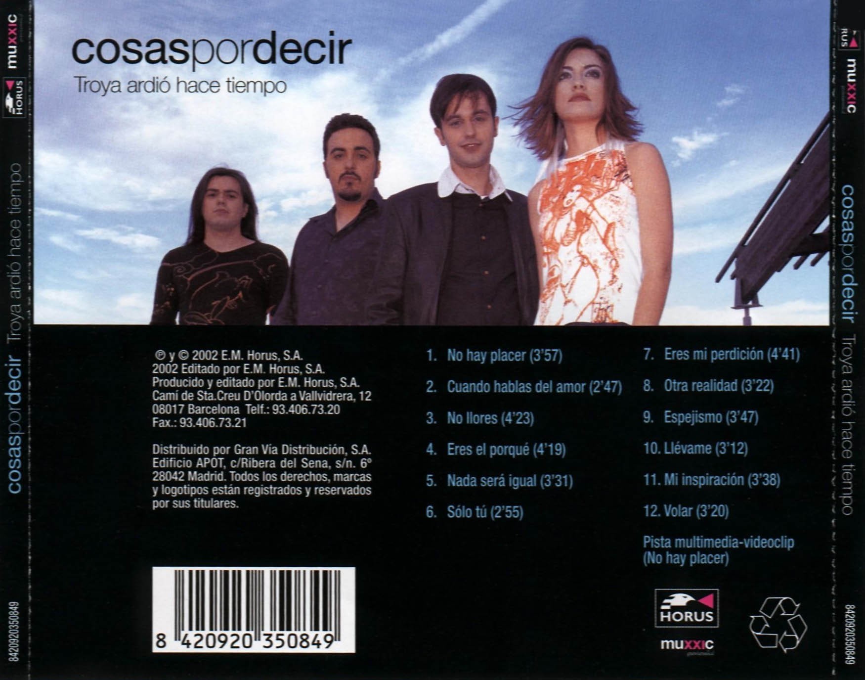 COSAS POR DECIR - TROYA ARDIO HACE TIEMPO  (Cd)