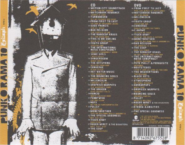 PUNK-O-RAMA 10- Varios   (Cd+Dvd)