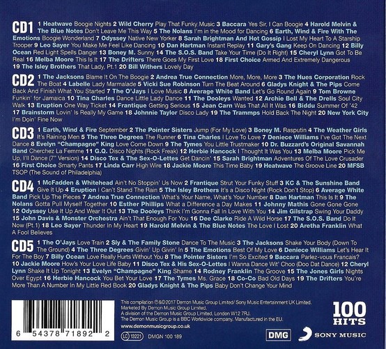 100 Hits - Boogie Nights - Varios  (5Cd)