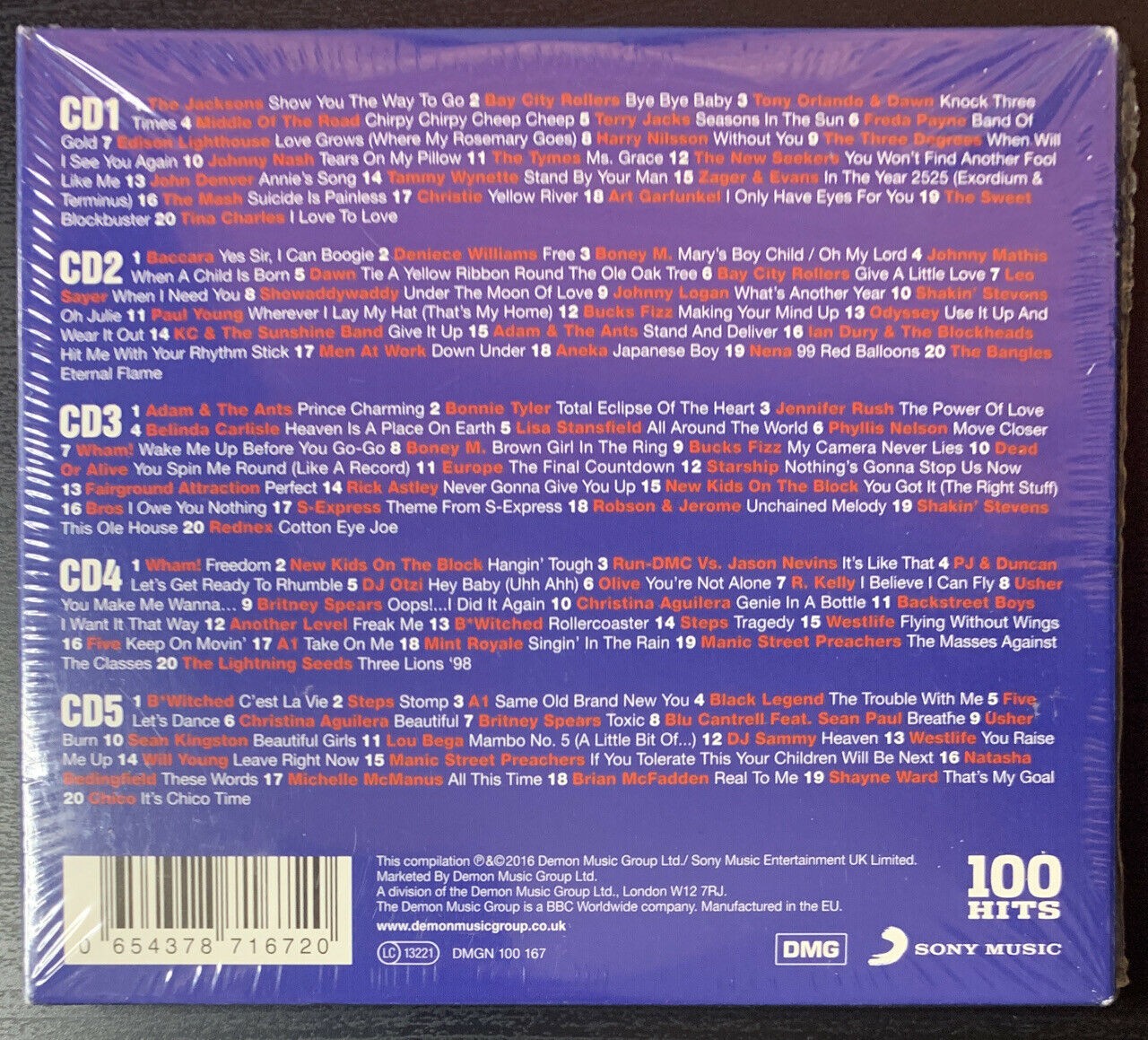 100 Hits-Ultimate No.1s - VARIOS  (5Cd)