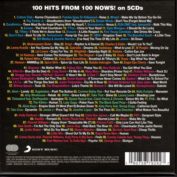 NOW THAT'S WHAT I CALL NOW - VARIOS  (5Cd)